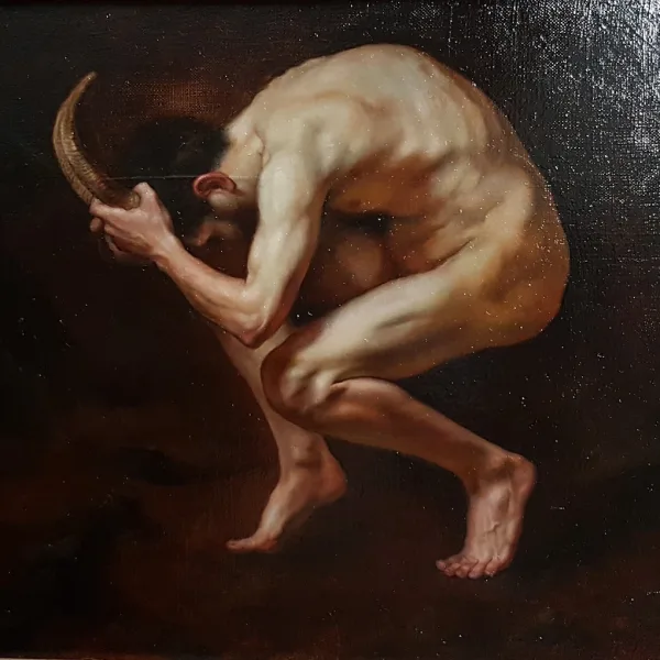 TORMENT OF THE PAN, 21x30cm, 2018 (SOLD)